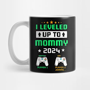 I Leveled Up To Mommy 2024 Soon To Be Mommy First Time Mug